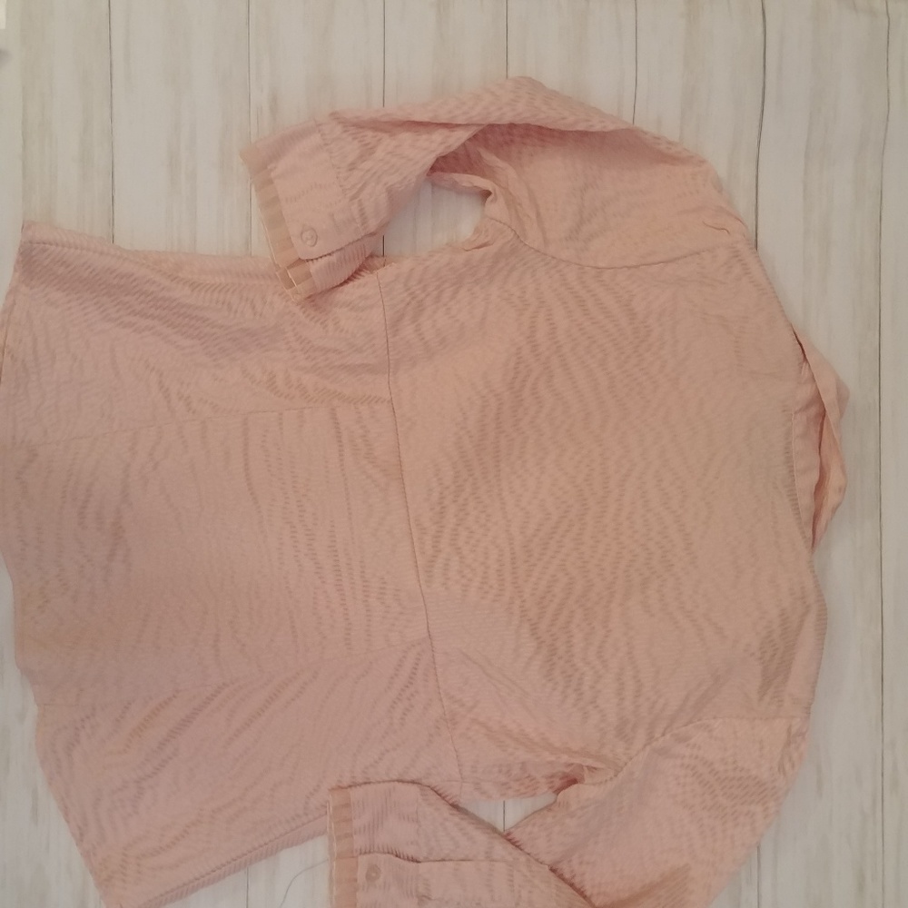 Antilia Femme blouse, peachy pink ruffled,L - Picture 6 of 6